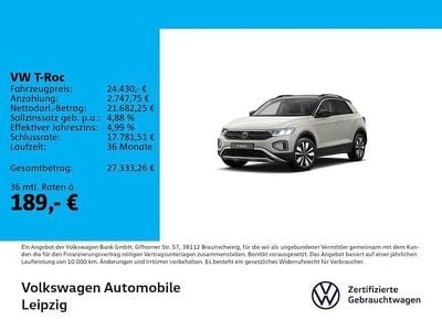 Gebraucht VW T-Roc Goal 116 PS (85 kW) 2025 Grau SUV