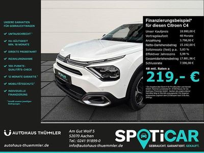 Gebraucht Citroën C4 PureTech 131 PS (96 kW) 2024 Weiß Limousine