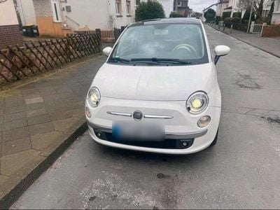 Gebraucht Fiat 500 Lounge 69 PS (50 kW) 2010 Weiß Kleinwagen