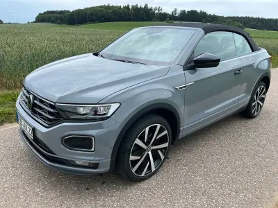 Gebraucht VW T-Roc Cabriolet R-line 150 PS (110 kW) 2021 Grau Cabrio
