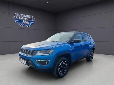 Gebraucht Jeep Compass Trailhawk 170 PS (125 kW) 2020 Hydro blue pearl coat (blau) SUV