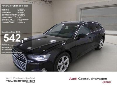 Mythosschwarz (metallic) Gebraucht 2023 Audi A6 Sport Kombi | 39.829 € (Guter Preis)