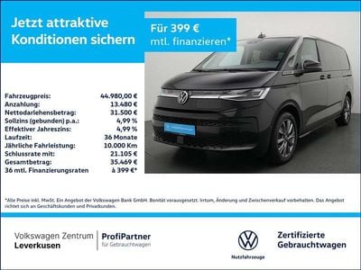 Käytetty VW Multivan Energetic 218 HP (160 kW) 2022 Musta Tila-auto
