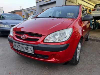 Gebraucht Hyundai Getz Team 67 PS (49 kW) 2008 Tango orange red Kleinwagen