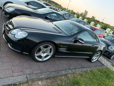 Używany Mercedes SL55 AMG AMG 500 KM (367 kW) 2003 Czarny Kabriolet