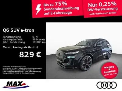 Nowe Audi Q6 e-tron S-Line 284 kW (387 KM) 2025 Czarny SUV
