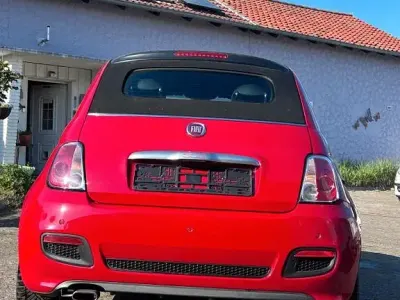 Używany Fiat 500C 86 KM (63 kW) 2013 Czerwony Kabriolet