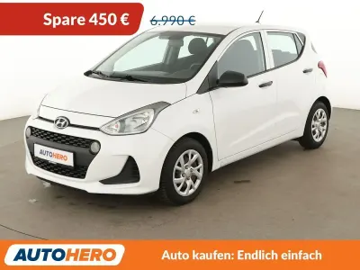 Gebraucht Hyundai i10 Basis 67 PS (49 kW) 2017 Weiß Kleinwagen