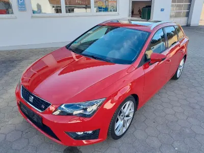 Używany Seat Leon ST FR 150 KM (110 kW) 2016 Czerwony Kombi