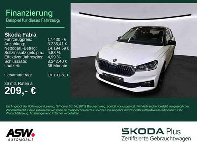 Moonweiss metallic Gebraucht 2022 Skoda Fabia Style Limousine | 17.430 € (Fairer Preis)