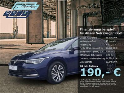 Gebraucht VW Golf Style 204 PS (150 kW) 2022 Blau Limousine