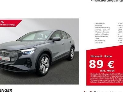 Gebraucht Audi Q4 Sportback e-tron Comfort 125 kW (170 PS) 2022 Kieselgrau SUV