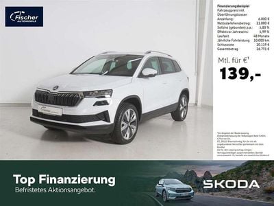 Weiss Gebraucht 2023 Skoda Karoq Ambition SUV | 27.880 € (Guter Preis)