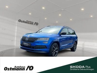 Race blau Gebraucht 2021 Skoda Karoq SportLine SUV | 27.980 € (Guter Preis)