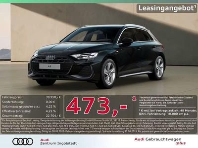Usata Audi A3 S-Line 204 CV (150 kW) 2025 Nero Berlina