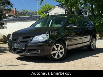 Gebraucht VW Polo United 80 PS (58 kW) 2008 Schwarz Kleinwagen