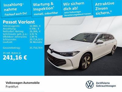 Gebraucht VW Passat Business 150 PS (110 kW) 2025 Weiß Kombi