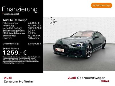 Gebraucht Audi RS5 Ambiente 450 PS (330 kW) 2024 Individuallackierungen audi ex Coupé