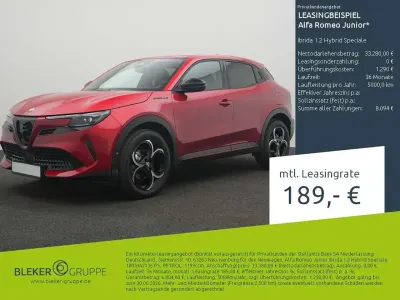 Ny Alfa Romeo Junior Edizione Speciale 136 HK (100 kW) 2026 Rød SUV