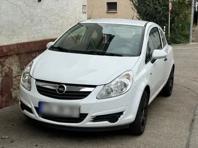 Gebraucht Opel Corsa 60 PS (44 kW) 2009 Weiß Kleinwagen