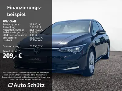 Gebraucht VW Golf VIII Style 131 PS (96 kW) 2024 Schwarz Limousine