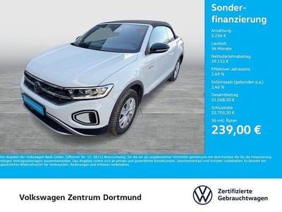 Gebraucht VW T-Roc Cabriolet Goal 150 PS (110 kW) 2025 Pure white Cabrio