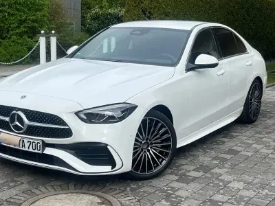 Brugt Mercedes C200 AMG line 163 HK (119 kW) 2025 Hvid Sedan