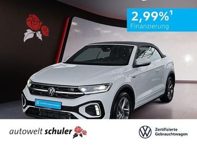 Gebraucht VW T-Roc Cabriolet R-line 150 PS (110 kW) 2025 Weiß Cabrio
