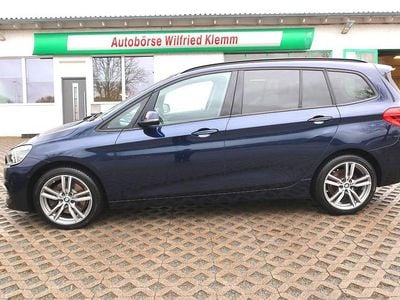 Gebraucht BMW 218 Gran Tourer Sport Line 150 PS (110 kW) 2019 Blau Van / Kleinbus