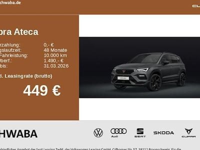 Neu Cupra Ateca VZ 300 PS (220 kW) 2026 Grau SUV