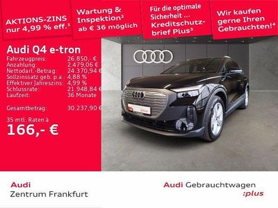 Gebraucht Audi Q4 e-tron Advanced 150 kW (204 PS) 2022 Schwarz SUV