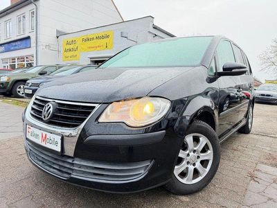Gebraucht VW Touran Conceptline 140 PS (102 kW) 2009 Schwarz Van / Kleinbus