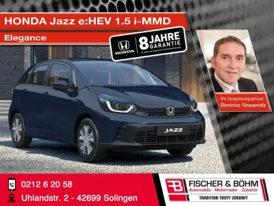 Neu Honda Jazz Elegance 122 PS (89 kW) 2026 Blau Kleinwagen