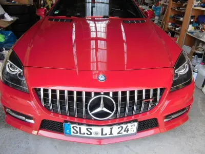 Gebraucht Mercedes SLK250 AMG line 204 PS (150 kW) 2012 Rot Cabrio