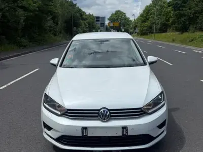 Gebraucht VW Golf Sportsvan 110 PS (80 kW) 2014 Weiß Van / Kleinbus