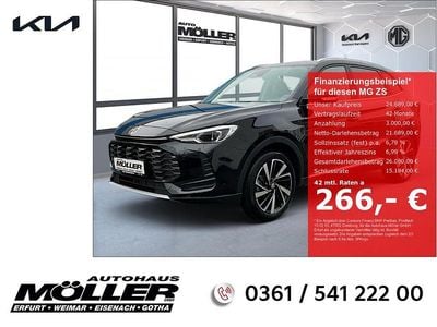 Neu MG ZS Luxury 197 PS (144 kW) 2025 Schwarz Limousine