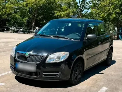 Gebraucht Skoda Fabia 2010 Schwarz Kleinwagen
