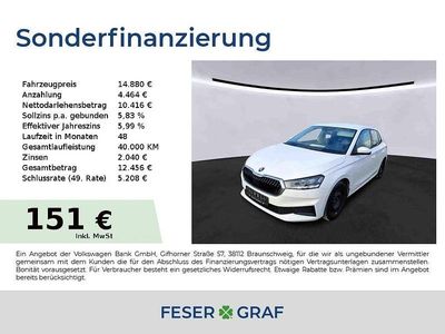 Candy weiss Gebraucht 2023 Skoda Fabia Active Limousine | 14.880 € (Fairer Preis)