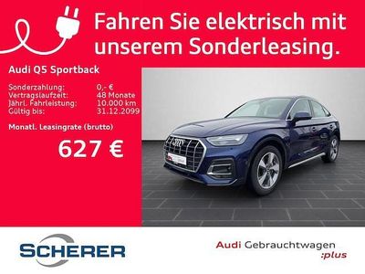 Gebraucht Audi Q5 Sportback Advanced 299 PS (219 kW) 2021 Navarrablau metallic SUV