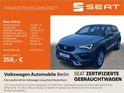 Brugt Seat Ateca Style 150 HK (110 kW) 2022 Grå SUV