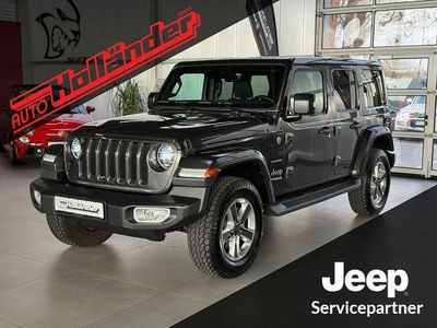 Gebraucht Jeep Wrangler Unlimited Sahara 272 PS (200 kW) 2021 Grau SUV