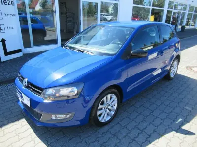 Gebraucht VW Polo Style 69 PS (50 kW) 2012 Blau Kleinwagen