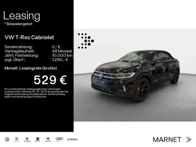 Ny VW T-Roc Cabriolet R-line 150 HK (110 kW) 2026 Sort Cabriolet