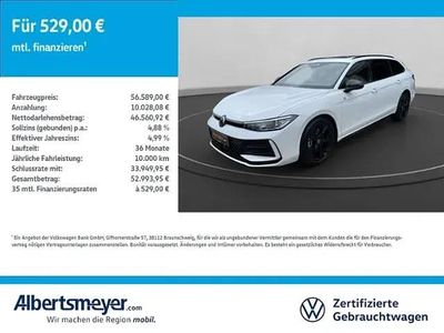 Weiß Gebraucht 2025 VW Passat R-line Kombi | 56.588 € (Teuer)