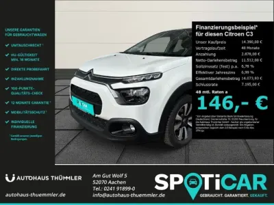 Gebraucht Citroën C3 PureTech 83 PS (61 kW) 2024 Weiß Limousine