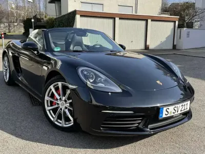 Brugt Porsche 718 Boxster 349 HK (256 kW) 2017 Sort Cabriolet