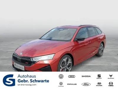 Ny Skoda Octavia RS 265 HK (194 kW) 2026 Rød Stationcar