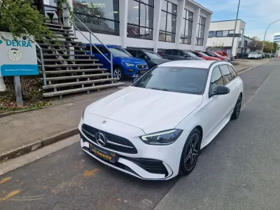Second-hand Mercedes C200 AMG line 204 CP (150 kW) 2024 Alb Break