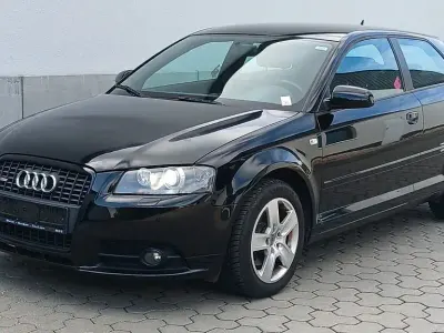 Gebraucht Audi A3 S-Line 125 PS (91 kW) 2008 Schwarz Kleinwagen