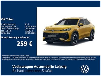 Novo VW T-Roc R-line 150 HP (110 kW) 2026 Amarelo SUV
